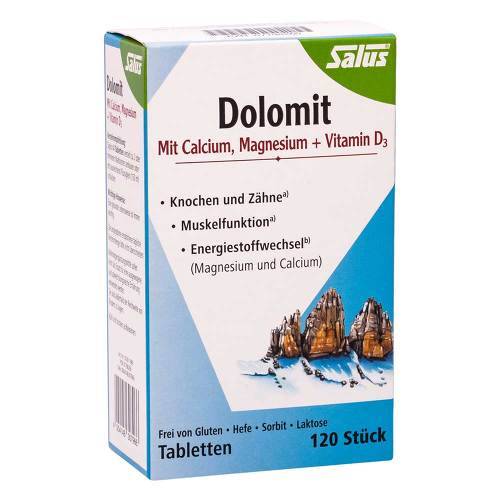 Dolomit Tabletten mit Calcium Magnesium Vit.D3 Salus