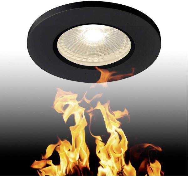 SLV 1001015 LED-Einbauleuchte Schwarz