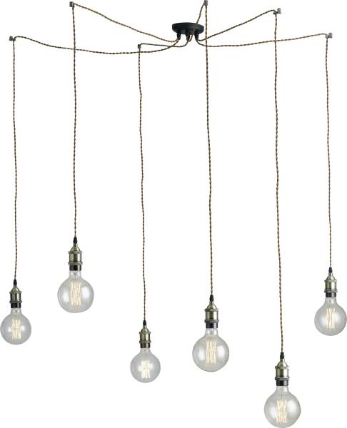ECO-Light I-GROOVE-S6 Deckenleuchte E27 Messing