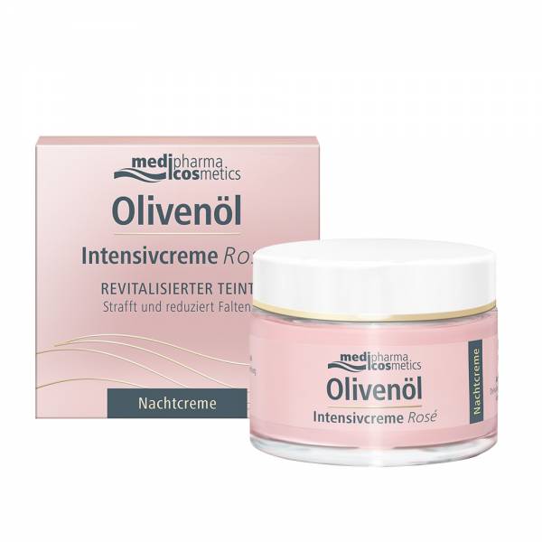 OLIVENÖL Intensivcreme Rose Nachtcreme 50 ml