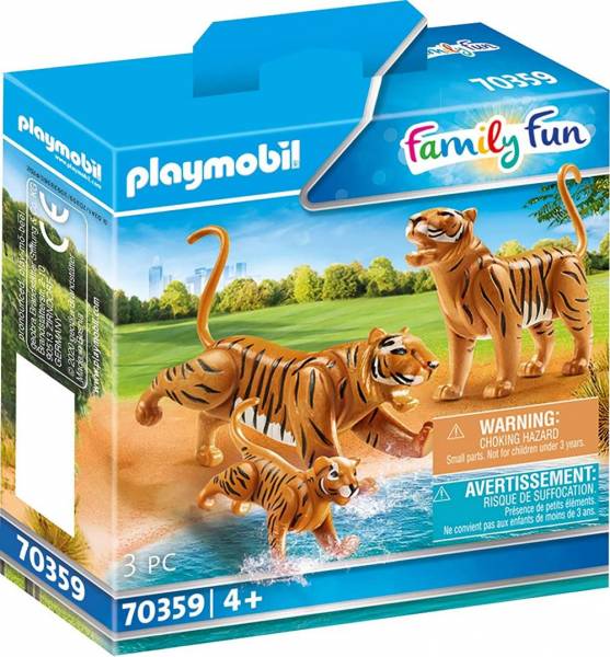 Playmobil 70359 - 2 tiger mit baby, ab 4 jahren