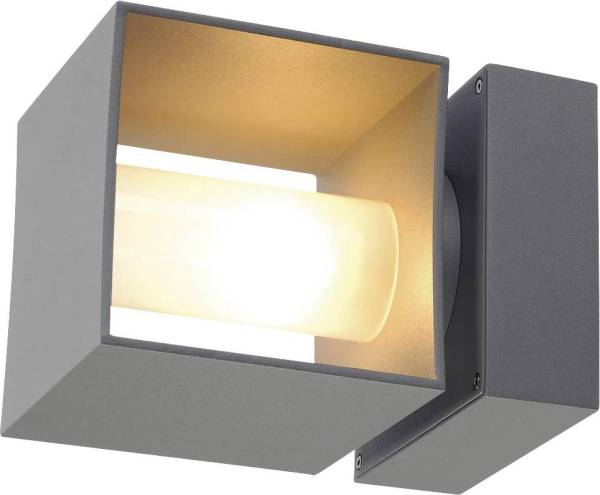 SLV 1000335 LED-Außenwandleuchte Silber-Grau