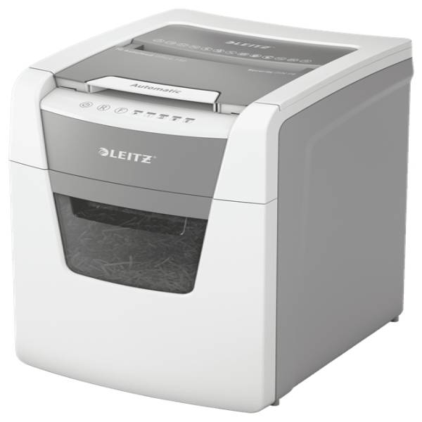 Leitz_80140000_Aktenvernichter_Mikrogeschnittene_Zerkleinerung_22_cm_Grau_Weiss