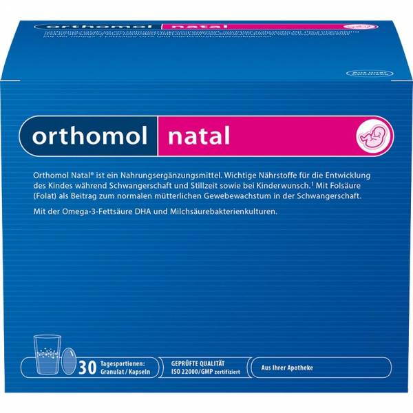 ORTHOMOL Natal GranulatKapseln 30St