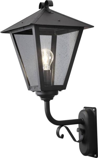 Konstsmide Benu Up 434-750 Außenwandleuchte Energiesparlampe, LED E27 100W Schwarz