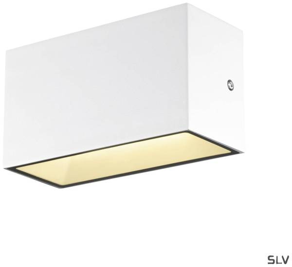 SLV SITRA M 1005153 LED-Außenwandleuchte LED fest eingebaut 14W Weiß