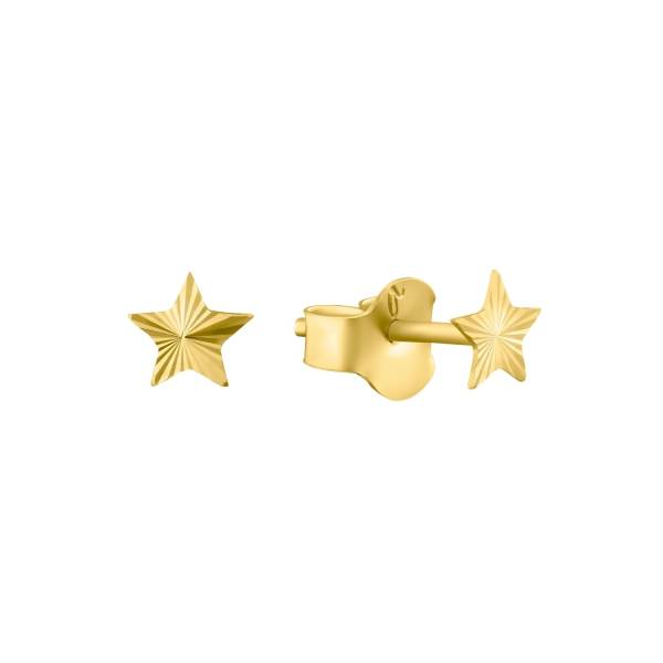 amor Ohrstecker für Damen, Gold 585 | Stern Ohrring 1.0 pieces