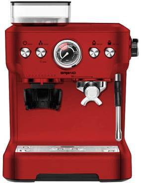 Trisa Barista Plus Kaffeemaschine Rot mit Mahlwerk