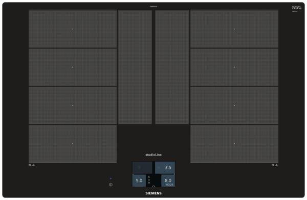 Siemens Flex-Induktions-Kochfeld EX801KYW1E, 4 Kochzonen, 80cm breit