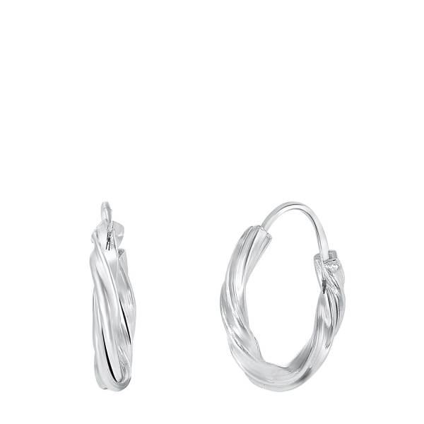 Lucardi Ohrringe 925 Silber - silbern Ohrring 1.0 pieces