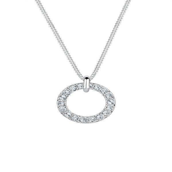 Elli Halskette Kreis Kristalle 925 Silber 1.0 pieces