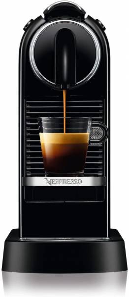 De'longhi nespresso citiz en167.b kapselmaschine, hochdruckpumpe und ideale wärmeregelung ohne aeroccino (milchaufschäumer), energiesparfunktion, schwarz
