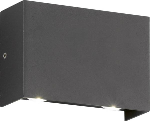 Fischer & Honsel Nairobi 30378 Außenwandleuchte 10W Warmweiß Schwarz