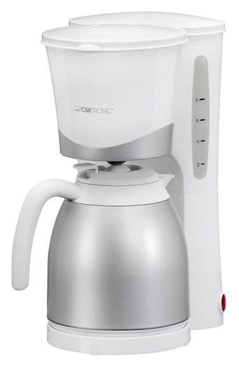 Clatronic KA 3327 Kaffeemaschine Weiß Fassungsvermögen Tassen=10 Isolierkanne