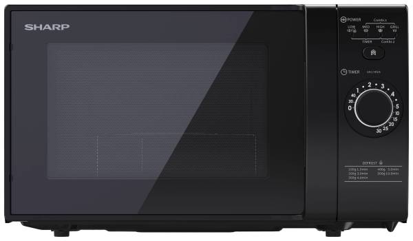 Sharp YC-GG02EB Mikrowelle Schwarz 700W