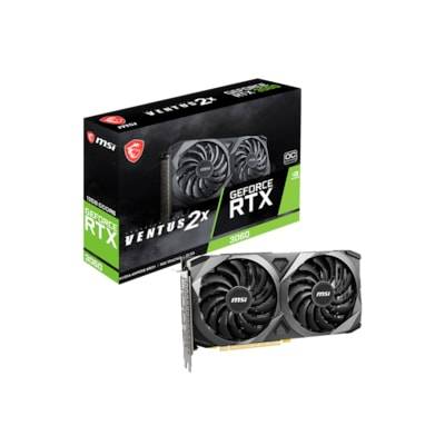 MSI GeForce RTX 3060 VENTUS 2X OC 8GB Gaming Grafikkarte HDMI, 3x DP