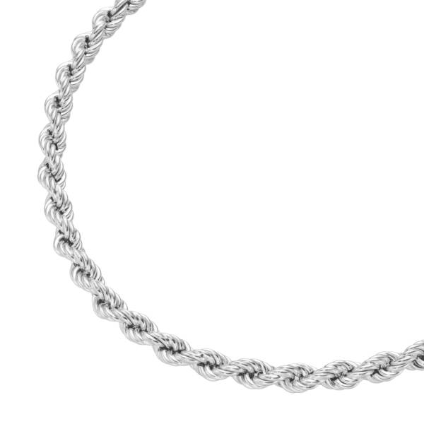 Smart Jewel Collier gedreht, Kordel, Silber 925 Halskette 1.0 pieces