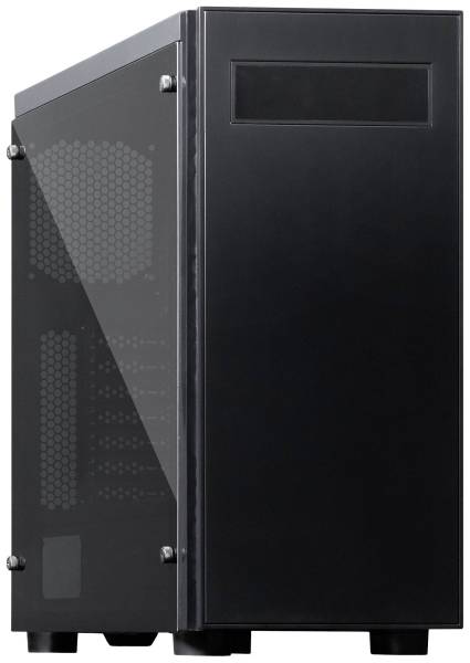 Chieftec AL-02B-TG-OP Tower PC-Gehäuse Schwarz